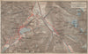 ST MORITZ & PONTRESINA. Celerina Cresta Piz Vadret/Muraigl/Languard 1920 map