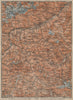 LOWER ENGADINE. Livigno Bormio Ftan Scuol Silvretta Range Piz Buin 1920 map