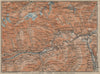 ILANZ & FLIMS AREA. Laax Obersaxen Mundaun Brigels Waltensburg Tamins 1920 map