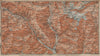 MONTE DI SOBRIO LEVENTINA BLENIO TICINO. San Bernardino Olivone Faido 1920 map
