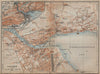 LUCERNE LUZERN. town city stadtplan. Switzerland Suisse Schweiz 1920 old map