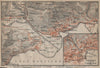 LOCARNO area. Losone Gordola Muralto Brione. Switzerland Suisse Schweiz 1920 map
