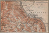 STRESA ENVIRONS. Baveno Gignese. Italy mappa. BAEDEKER 1920 old antique