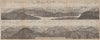 MONTE GENEROSO PANORAMA. Lugano Como Maggiore Rosa Mischabel Disgrazia 1920 map
