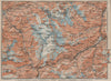 URNER/URI ALPS. Trift district. Andermatt Innertkirchen Dammastock 1922 map