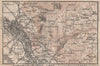 THUN ENVIRONS. Goldiwyl. Switzerland Suisse Schweiz carte karte 1922 map