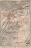 INTERLAKEN ENVIRONS. Unterseen Matten Aarmuhle Wilderswyl. Schweiz 1922 map
