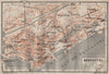 NEUCHÂTEL / NEUENBURG. town city plan. Switzerland Suisse Schweiz 1922 old map