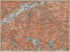 Area south of SION. Verbier Riddes Nendaz Veysonnaz Hérens Entremont 1922 map