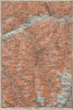 SIERRE & VAL D'ANNIVIERS. Crans-Montana Grimentz Leukle Weisshorn 1922 old map