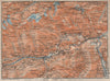 ILANZ & FLIMS AREA. Laax Obersaxen Mundaun Brigels Waltensburg Tamins 1922 map