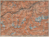 VAL TAVETSCH/MEDEL. Andermatt Disentis Sedrun Wassen Piz Medel. Topo-map 1922