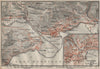 LOCARNO area. Losone Gordola Muralto Brione. Switzerland Suisse Schweiz 1922 map