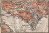 PALLANZA ENVIRONS. Verbania. Intra Unchio. Italy mappa. BAEDEKER 1922 old