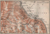 STRESA ENVIRONS. Baveno Gignese. Italy mappa. BAEDEKER 1922 old antique