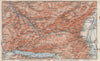 THUR VALLEY.Säntis Toggenburg Wildhaus Alt St Johann Unterwasser Grabs 1928 map