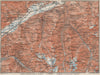 Area south of SION. Verbier Riddes Nendaz Veysonnaz Hérens Entremont 1928 map