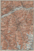 SIERRE & VAL D'ANNIVIERS. Crans-Montana Grimentz Leukle Weisshorn 1928 old map