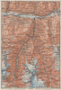 STALDEN/SAAS-FEE AREA. Mischabel Group Grächen Dom Raron Randa Visp 1928 map
