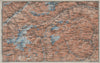 GRIES PASS & NW TICINO ALPS. Val Bedretto Airolo Basodino Ofenhorn 1928 map