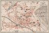 COIRE / CHUR. Chur. town city stadtplan. Switzerland Suisse Schweiz 1928 map