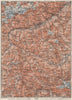 LOWER ENGADINE. Livigno Bormio Ftan Scuol Silvretta Range Piz Buin 1928 map