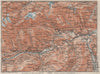 ILANZ & FLIMS AREA. Laax Obersaxen Mundaun Brigels Waltensburg Tamins 1928 map