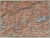 VAL TAVETSCH/MEDEL. Andermatt Disentis Sedrun Wassen Piz Medel. Topo-map 1928