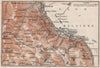STRESA ENVIRONS. Baveno Gignese. Italy mappa. BAEDEKER 1928 old vintage