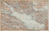 LAKE CONSTANCE inset LINDAU. Konstanz St Gallen Bregenz. Topo-map 1938 old