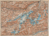 TÖDI DISTRICT. Glarus Alps Linththal Bifertenstock Claridenstock 1938 old map
