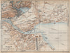 LUCERNE LUZERN. town city stadtplan. Switzerland Suisse Schweiz 1938 old map