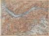 BERNESE OBERLAND. Wengen Mürren Grundelwald Reutigen Interlaken Eiger 1938 map