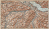 THUNER SEE. SIMME/KANDER VALLEYS. Gantrisch Spiez Frutigen Oberwil 1938 map