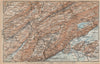 NORTH WEST JURA. Neuchâtel La Chaux de Fonds Neuveville. Topo-map 1938 old