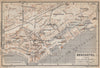 NEUCHÂTEL / NEUENBURG. town city plan. Switzerland Suisse Schweiz 1938 old map