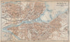 GENEVA GENÈVE GENF. town city stadtplan. Switzerland Suisse Schweiz 1938 map