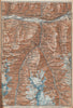 STALDEN/SAAS-FEE AREA. Mischabel Group Grächen Dom Raron Randa Visp 1938 map