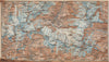 ZERMATT ENVIRONS. Breuil-Cervinia Matterhorn Tournanche Monte Rosa 1938 map