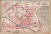COIRE / CHUR. Chur. town city stadtplan. Switzerland Suisse Schweiz 1938 map