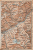 LOWER ENGADINE VALLEY. Scuol-Martinsbruck/Martina Schleins Remiis 1938 old map