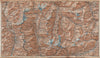 SPLÜGEN-BONDO. Madesimo San Bernardino Mesocco Tambohorn Surettahorn 1938 map