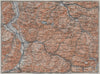 RÄTIKON. Bad Ragaz Montafon Prättigau Klosters Blundenz Schruns Chur 1923 map