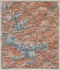 STUBAI ALPS Stubaier Alpen. Neustift im Stubaital Tirol Tyrol topo-map 1923