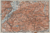 KUFSTEIN environs. Kaisergebirge. Zahmer/Wilder Kaiser Tirol Tyrol 1923 map