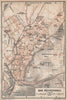 BAD REICHENHALL town city plan. Oberbayern Bavaria Germany Deutschland 1927 map