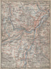 BERCHTESGADEN und umgebung/environs. Oberbayern Germany Deutschland 1927 map