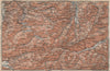 BREGENZERWALD & ALLGÄUER ALPEN. Blundez Oberstdorf Damüls Mittelberg 1927 map