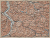 RÄTIKON. Bad Ragaz Montafon Prättigau Klosters Blundenz Schruns Chur 1927 map