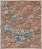 STUBAI ALPS Stubaier Alpen. Neustift im Stubaital Tirol Tyrol topo-map 1927